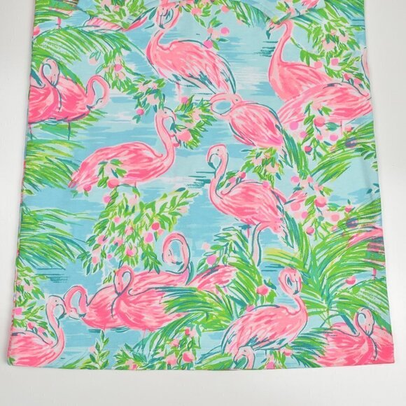 Lilly Pulitzer Floridita Flamingo Mini Harper Shift Dress L 8-10 - Picture 6 of 7